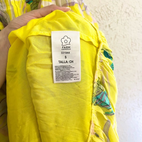 FARM Rio Yellow Jellyfish Bouquet Maxi Dress - Picture 9 of 9